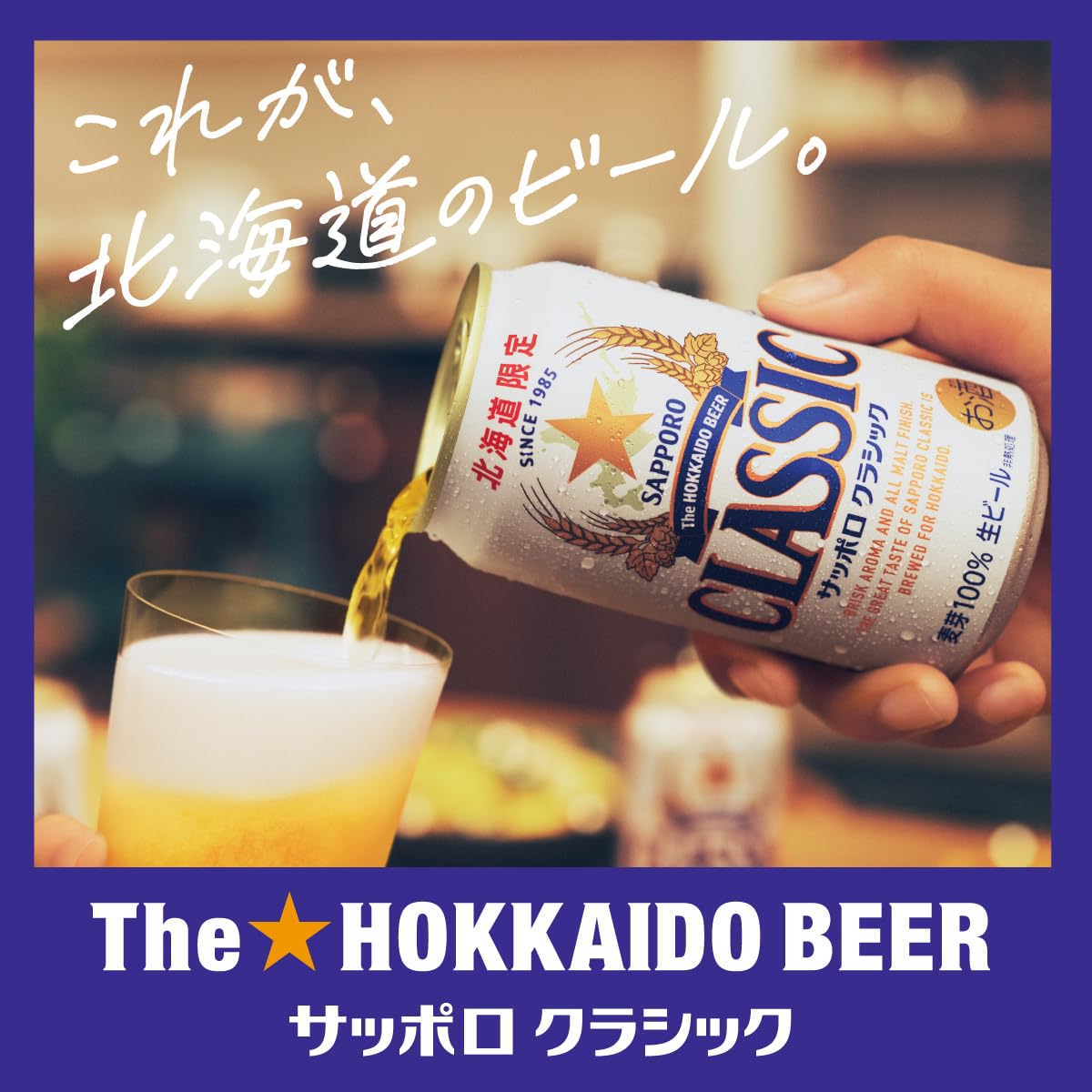 サッポロクラシックビール500ml×24本 北海道フェア中